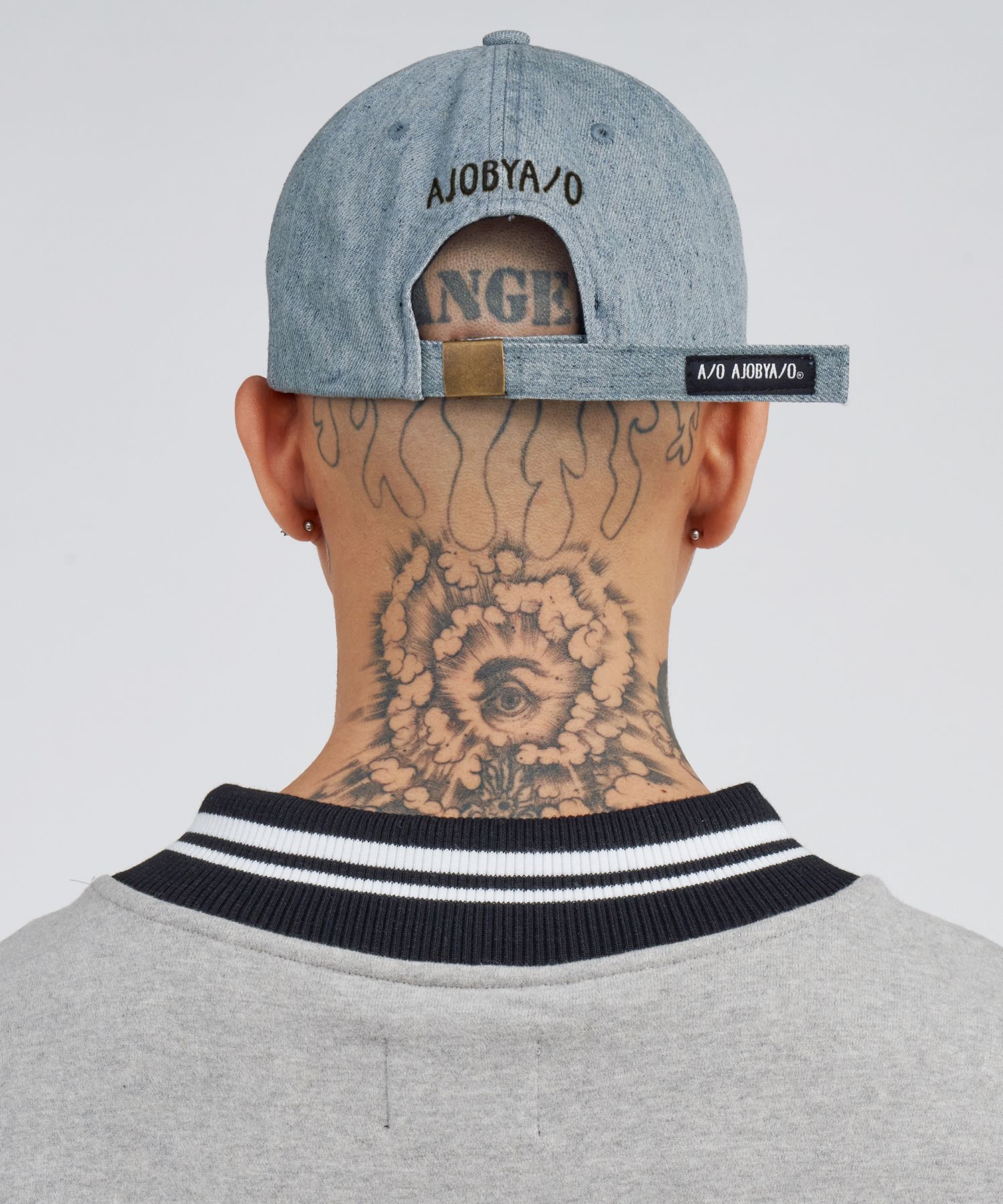 【AJO AJOBYAJO】24SS★ Sporty Logo Stripe Denim Cap MUSINSA | AJOBYAJO Sporty Logo Stripe Denim Cap [WHITE]