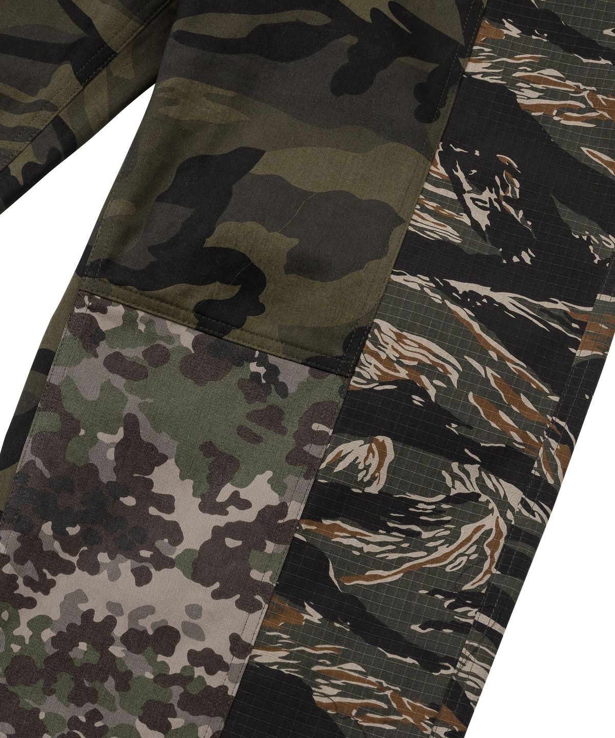 아조바이아조(AJOBYAJO) Camouflage Mixed Pants [KHAKI]