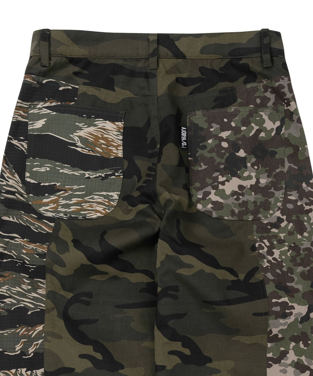 아조바이아조(AJOBYAJO) Camouflage Mixed Pants [KHAKI]