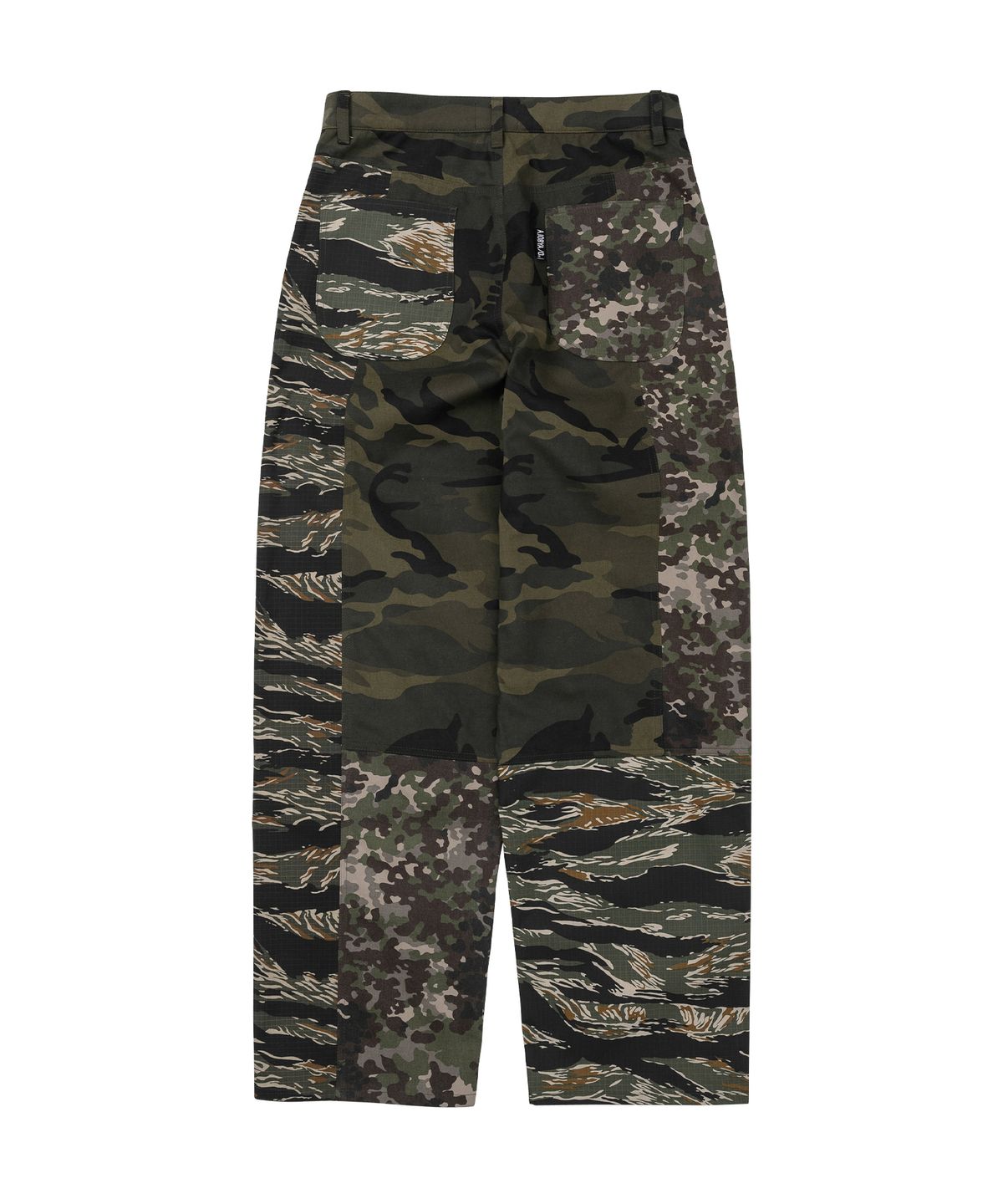 아조바이아조(AJOBYAJO) Camouflage Mixed Pants [KHAKI]