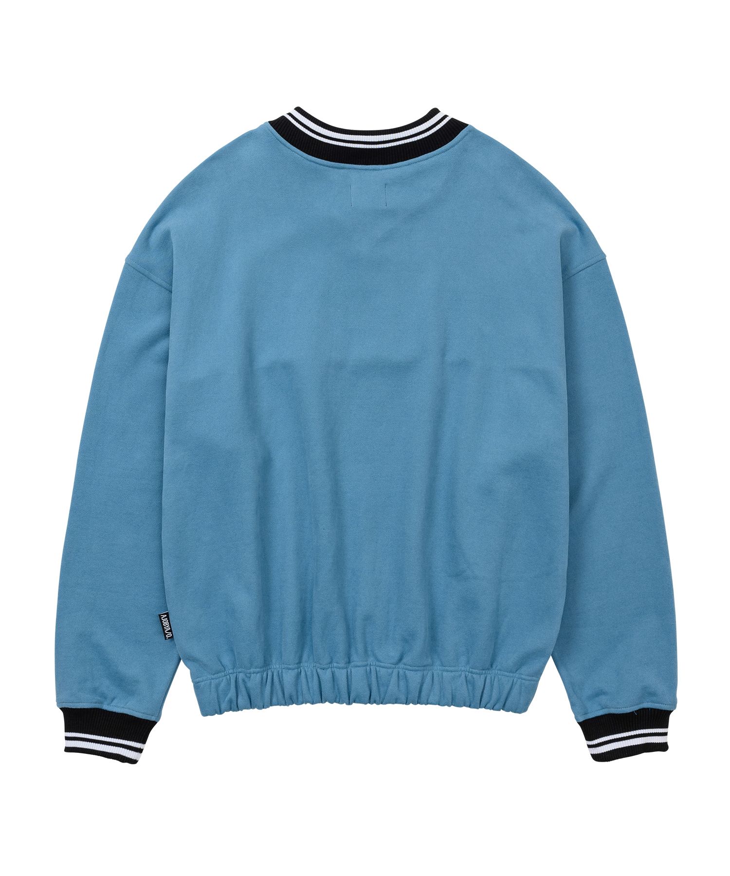 【AJO AJOBYAJO】23FW★ Arch Logo V-Neck Sweatshirt MUSINSA | AJOBYAJO Arch Logo V-Neck Sweatshirt [SKY BLUE]