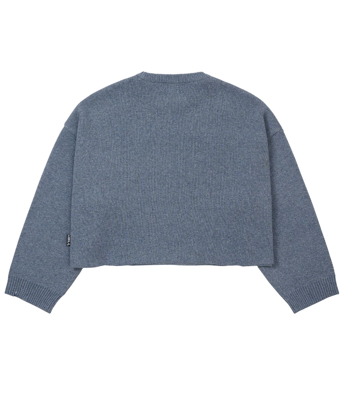 아조바이아조(AJOBYAJO) [PBA] Total Logo Cropped Sweater [SKY BLUE]