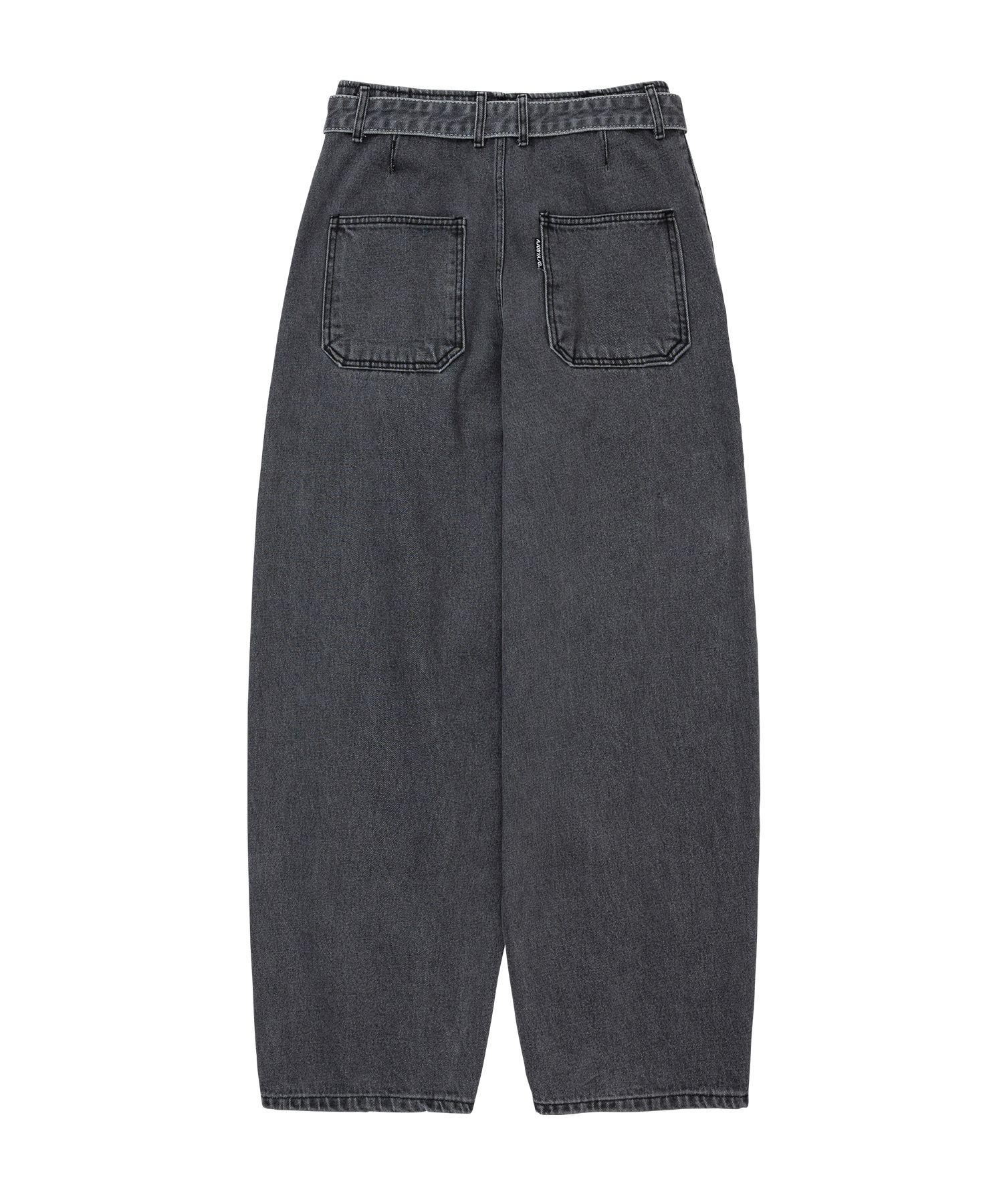 MUSINSA | AJOBYAJO Oversized Washed Denim Pants [GREY]