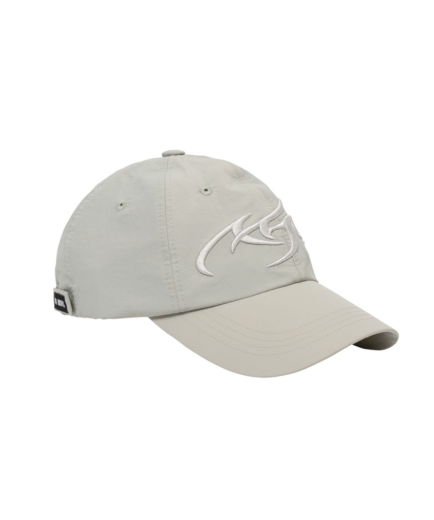 MUSINSA | AJOBYAJO [PBA] Tribal AJO Nylon Cap [LIGHT GRAY]