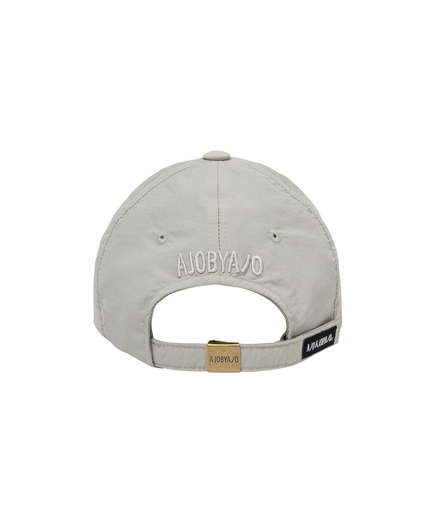 MUSINSA | AJOBYAJO [PBA] Tribal AJO Nylon Cap [LIGHT GRAY]