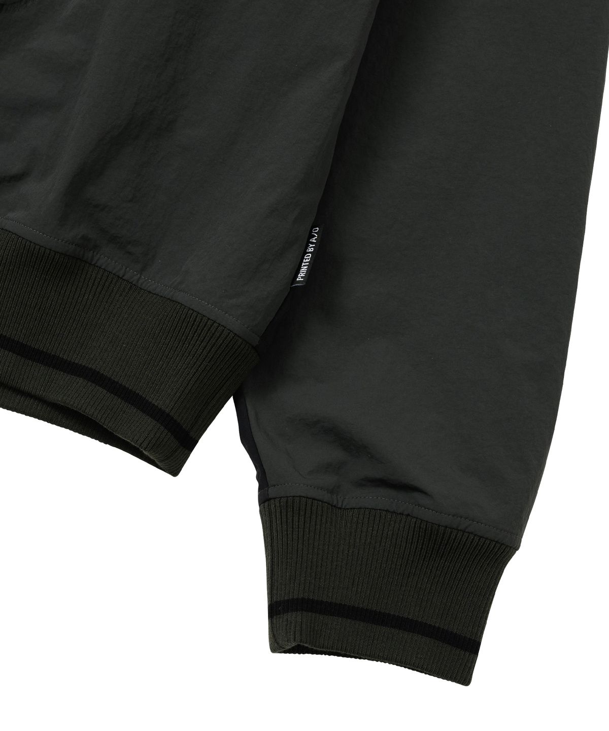 아조바이아조(AJOBYAJO) [PBA] Total Logo Nylon Sweatshirt [CHARCOAL]