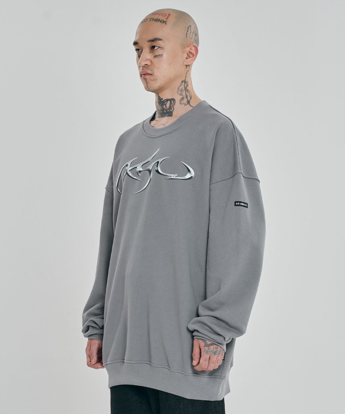 아조바이아조(AJOBYAJO) [PBA] Tribal AJO Sweatshirt [GREY]