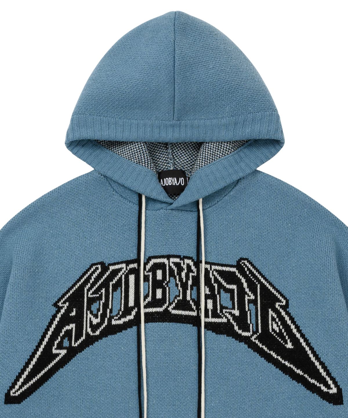아조바이아조(AJOBYAJO) [PBA] AJOLICA Knit Hoodie [SKY BLUE]