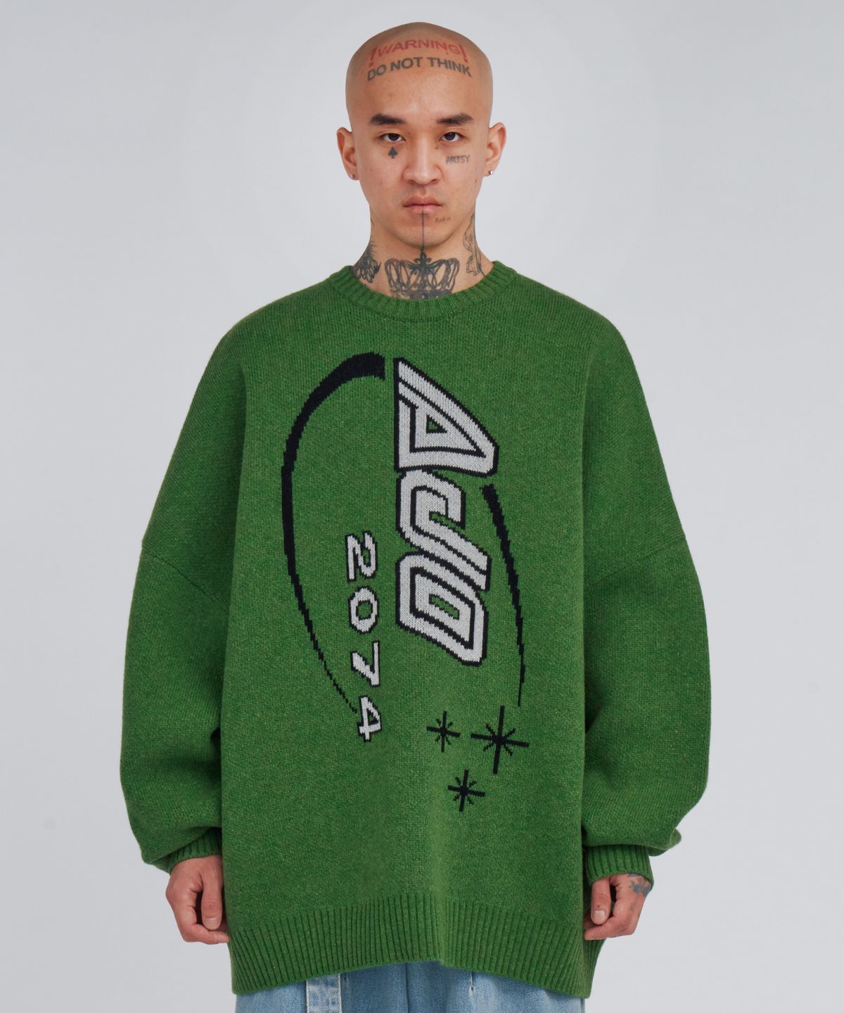 아조바이아조(AJOBYAJO) [PBA] AJO 2074 Sweater [GREEN]
