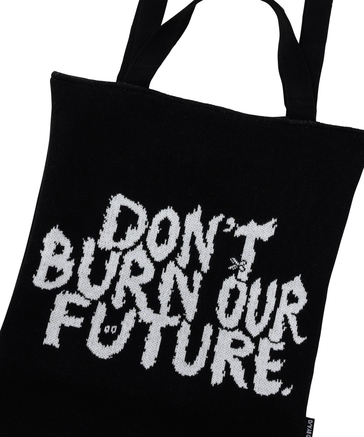 아조바이아조(AJOBYAJO) [PBA] DBOF Knitted Tote Bag [BLACK]