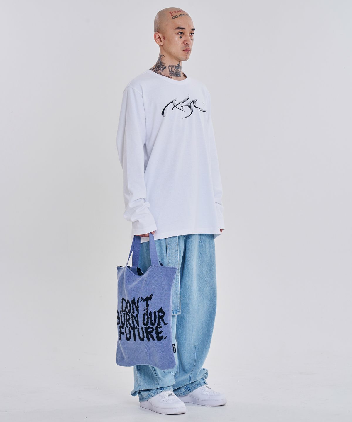 아조바이아조(AJOBYAJO) [PBA] DBOF Knitted Tote Bag [LILAC]