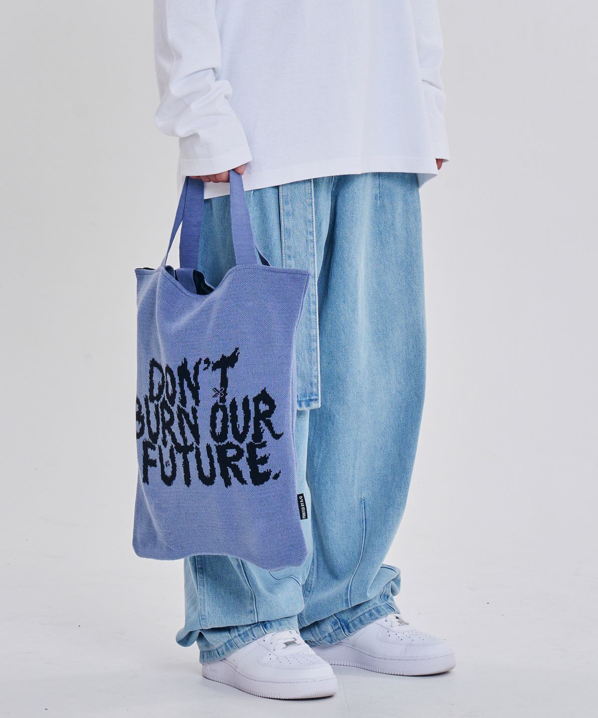 아조바이아조(AJOBYAJO) [PBA] DBOF Knitted Tote Bag [LILAC]