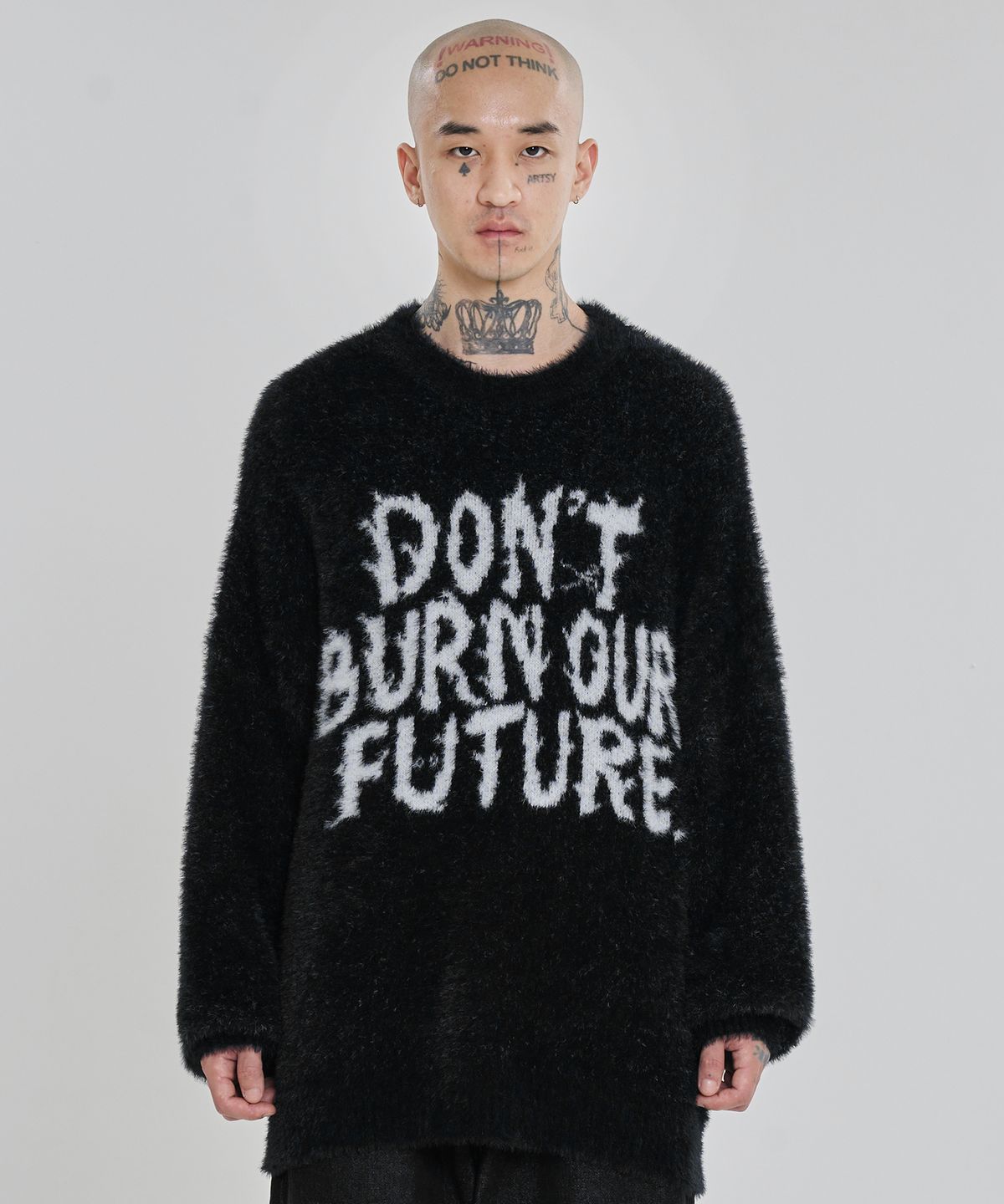 아조바이아조(AJOBYAJO) [PBA] DBOF Nylon Sweater [BLACK]