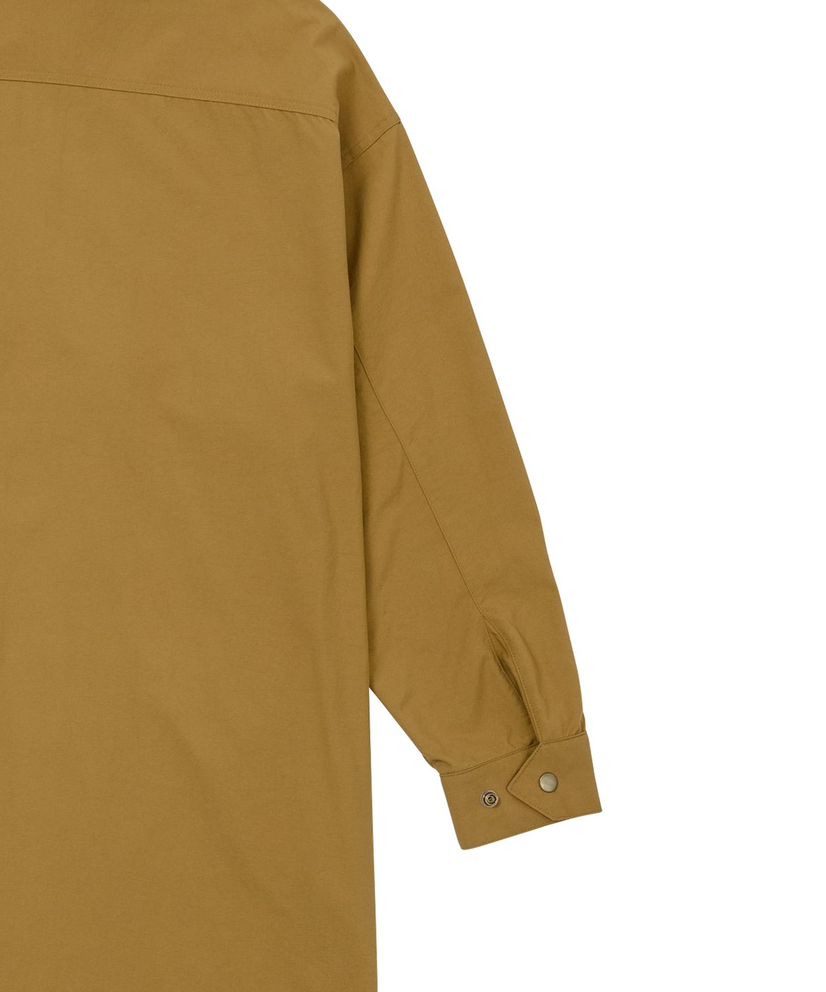 아조바이아조(AJOBYAJO) Oversized Wax Shirt Jacket [CAMEL]