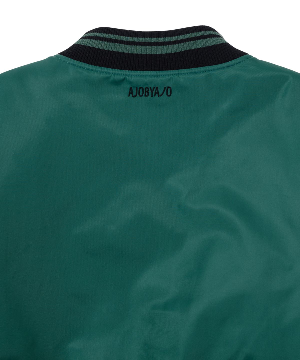 아조바이아조(AJOBYAJO) Nylon Baseball Jacket [GREEN]