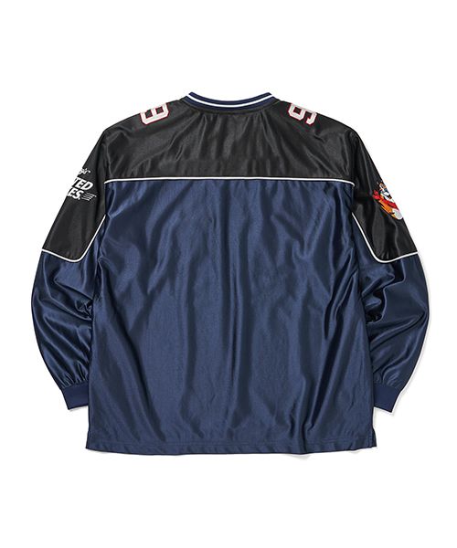 MUSINSA | WKNDRS KELLOGGS FOOTBALL JERSEY (NAVY)