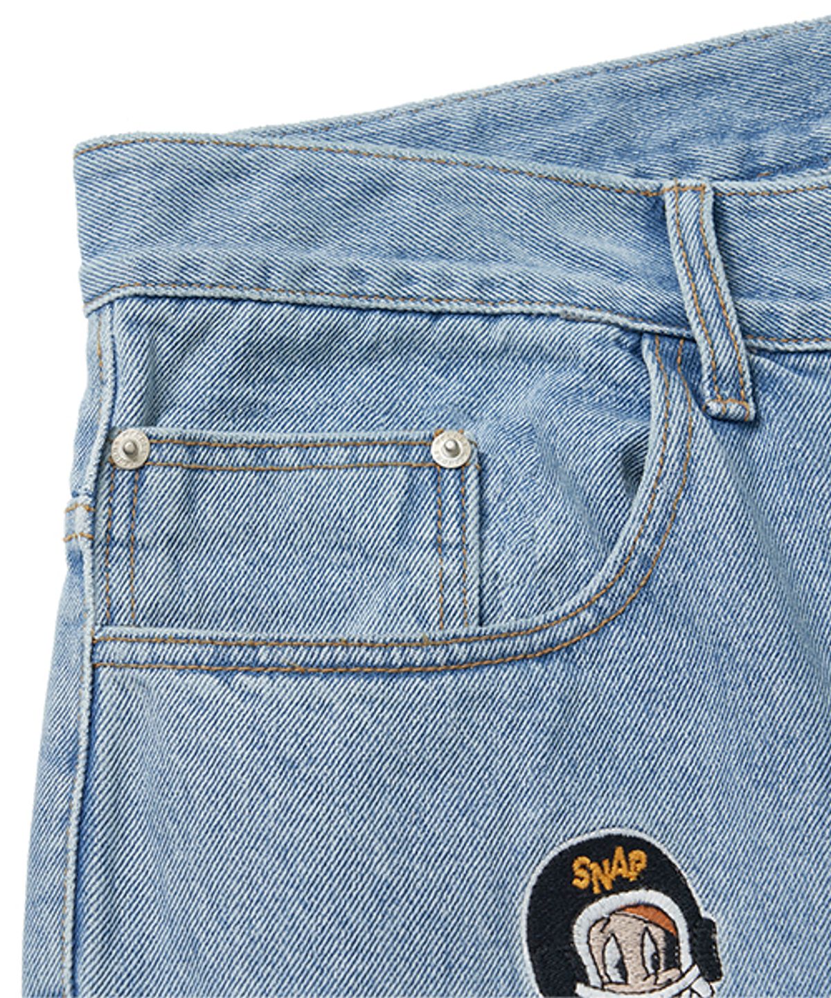 위캔더스(WKNDRS) KELLOGGS H.O.F DENIM PANTS (L.DENIM)