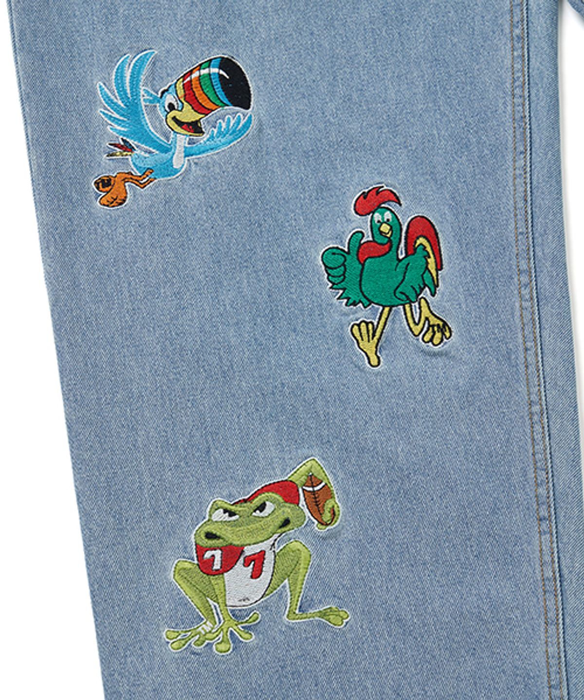 위캔더스(WKNDRS) KELLOGGS H.O.F DENIM PANTS (L.DENIM)