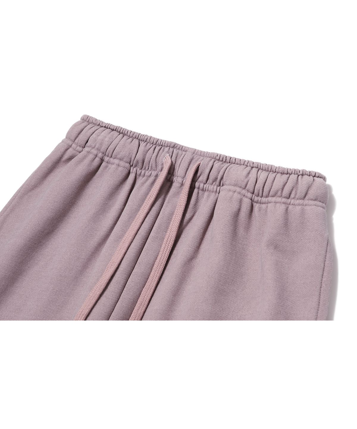 우알롱(WOOALONG) Signature pigment wide pants - DUSTY PINK