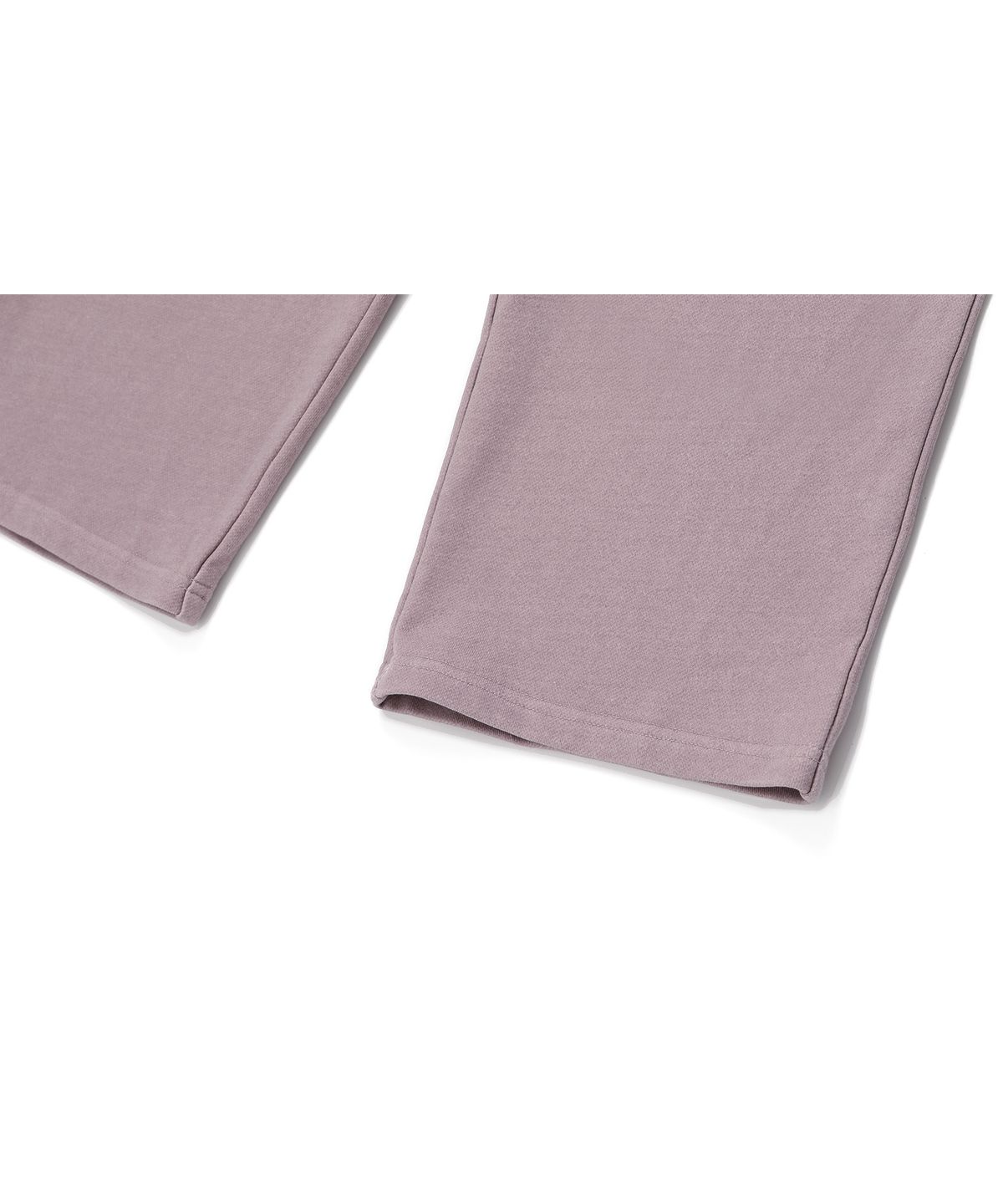 우알롱(WOOALONG) Signature pigment wide pants - DUSTY PINK