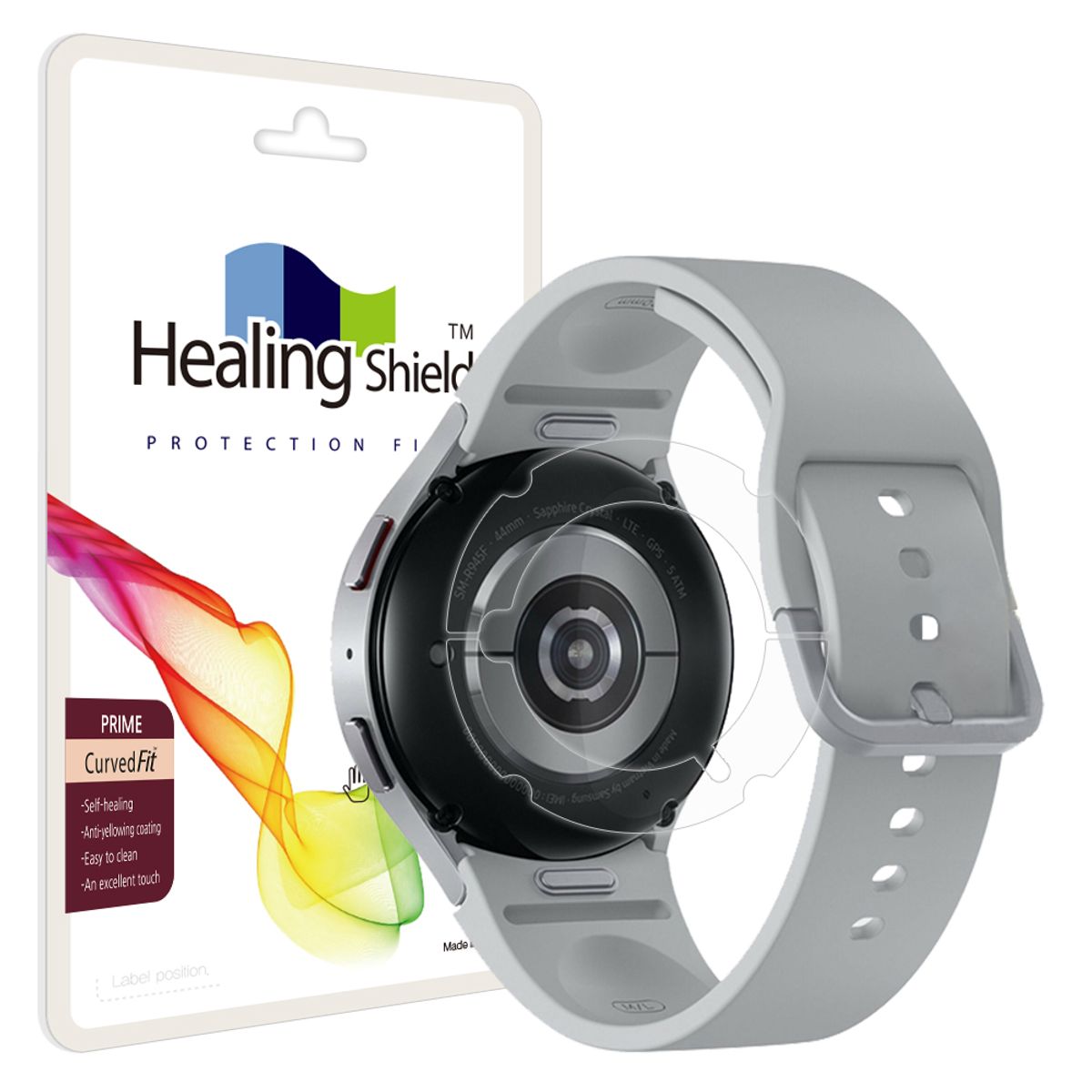 힐링쉴드(HEALINGSHIELD) 갤럭시워치6 44mm 프라임 고광택 후면보호필름 2매