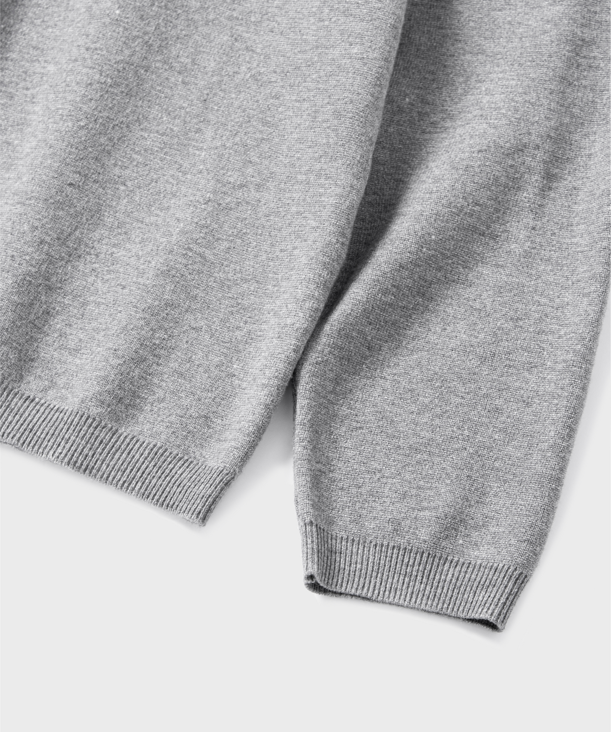 넌블랭크(NONBLANK) 모크넥 니트_MEDIUM GREY