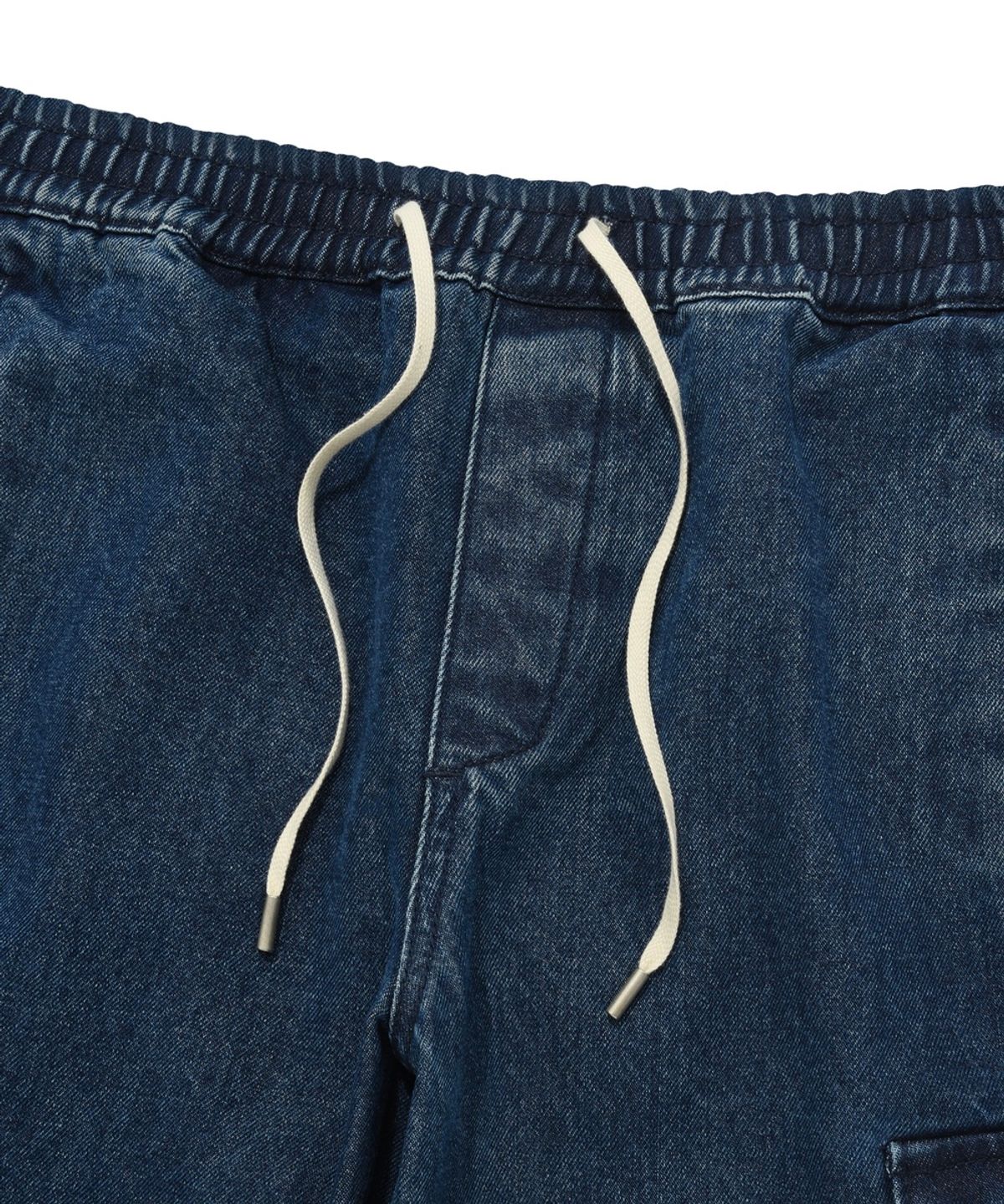 커버낫(COVERNAT) 데님 카고 조거 팬츠 블루