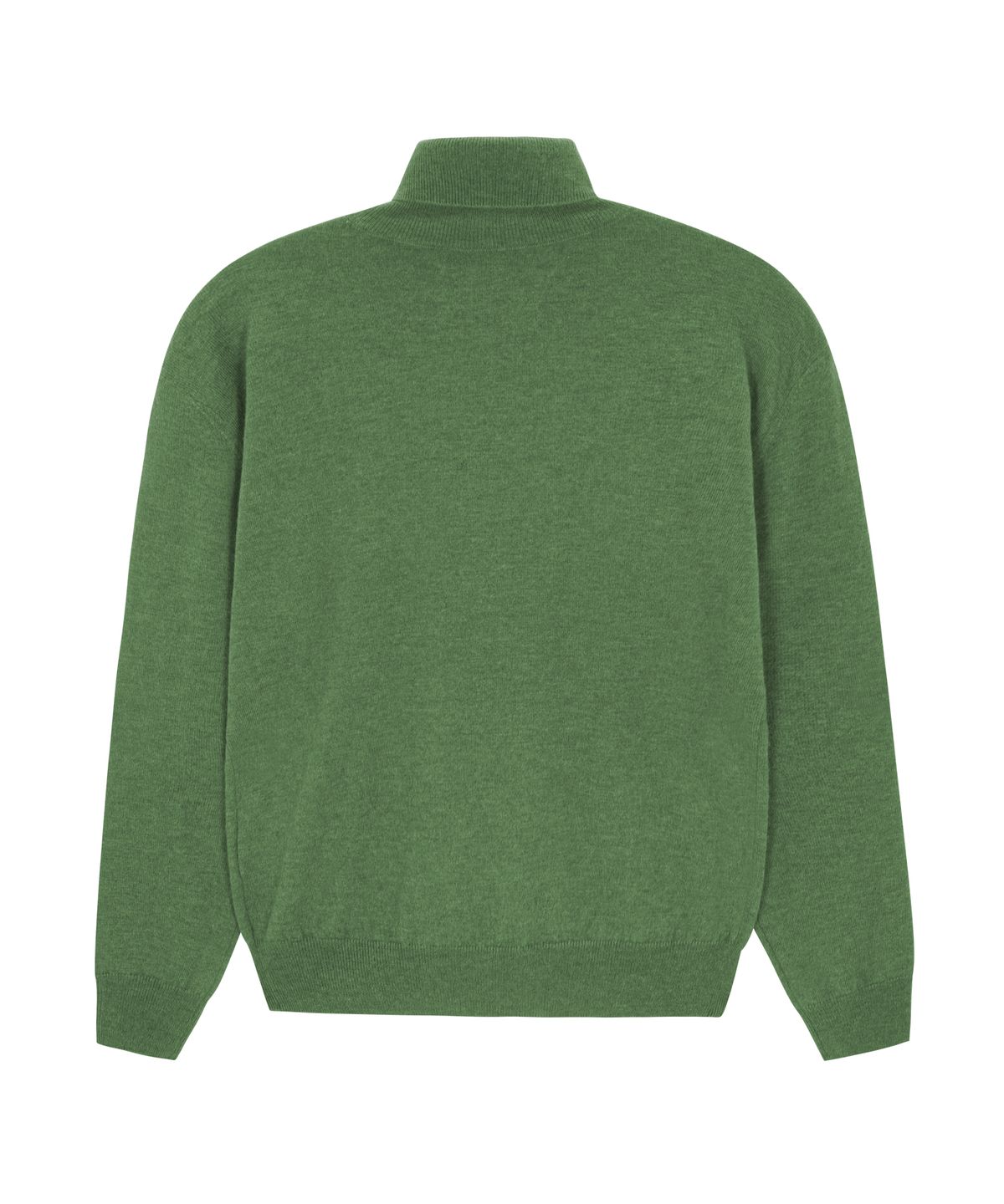언지미크(UNGIMMICK) TURTLENECK SUPERFINE MERINO WOOL SWEATER (GREEN)