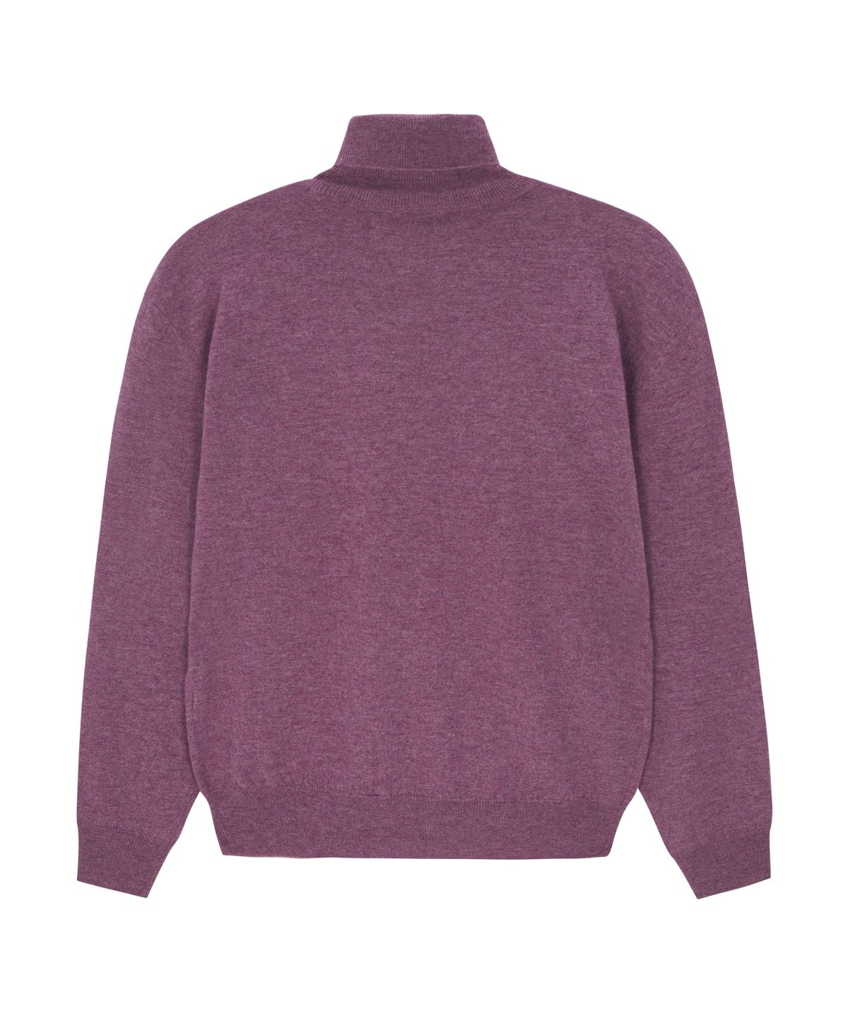 언지미크(UNGIMMICK) TURTLENECK SUPERFINE MERINO WOOL SWEATER (PURPLE)