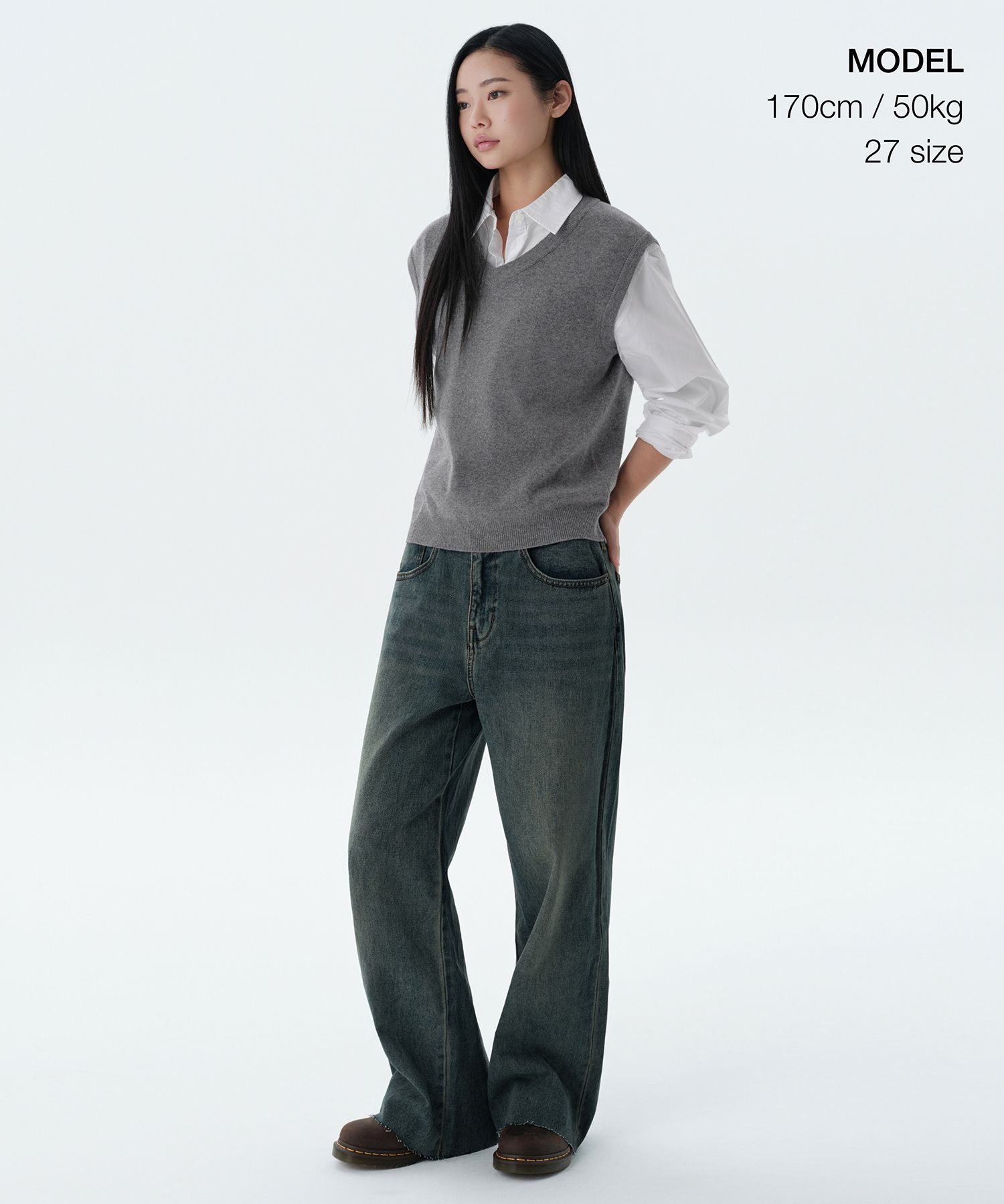 MUSINSA | MUSINSA STANDARD WOMAN Womens 90s Baggy Denim Pants