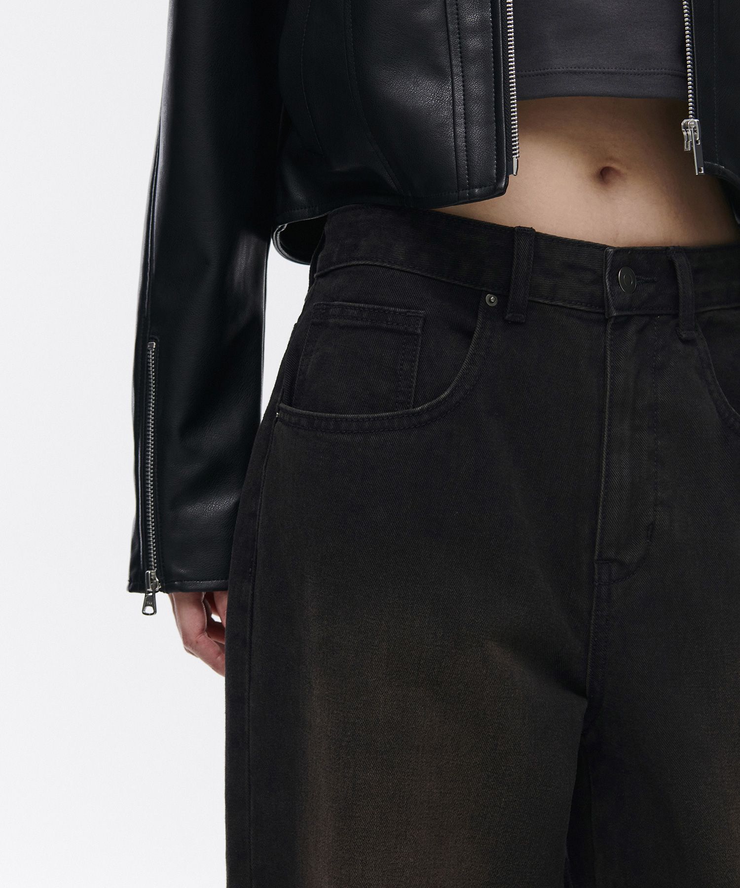 デニム・ジーパン MUSINSA STANDARD Loose Baggy Denim Pants Rusty Black MMDNP50 MUSINSA | MUSINSA STANDARD WOMAN Women's 90s baggy denim