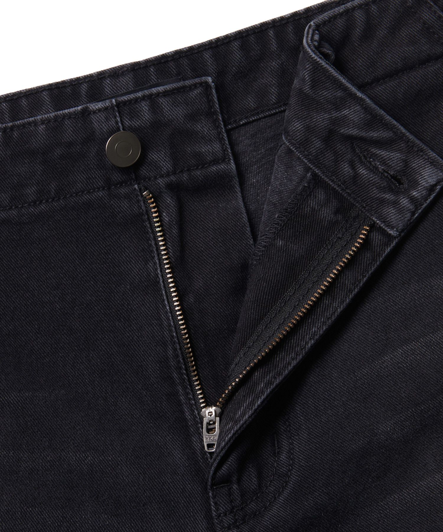 MUSINSA | MUSINSA STANDARD Denim parachute pants [washed black]