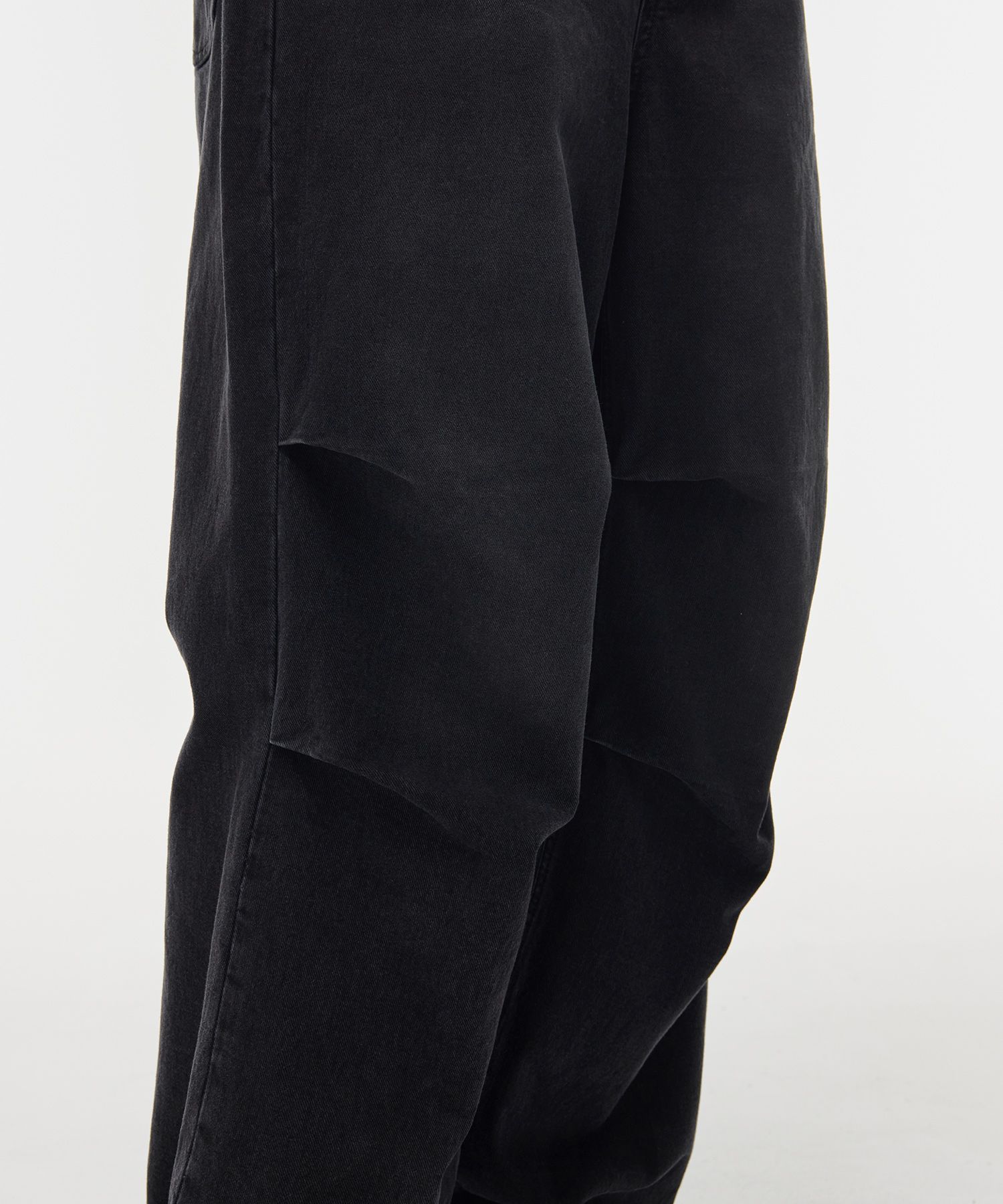 ★MUSINSA STANDARD★ Denim parachute cargo pants washed blac MUSINSA | MUSINSA STANDARD Denim parachute pants [washed black]