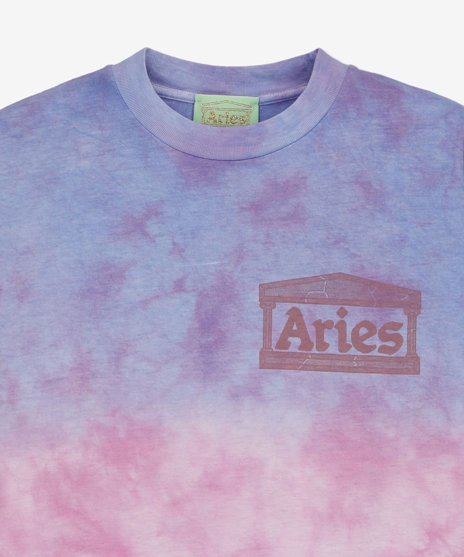 ★ARIES★ Desert Trip Deep Dye Short Sleeve T-Shirt Blue CTA ARIES Desert trip dip-dye tee | ITeSHOP