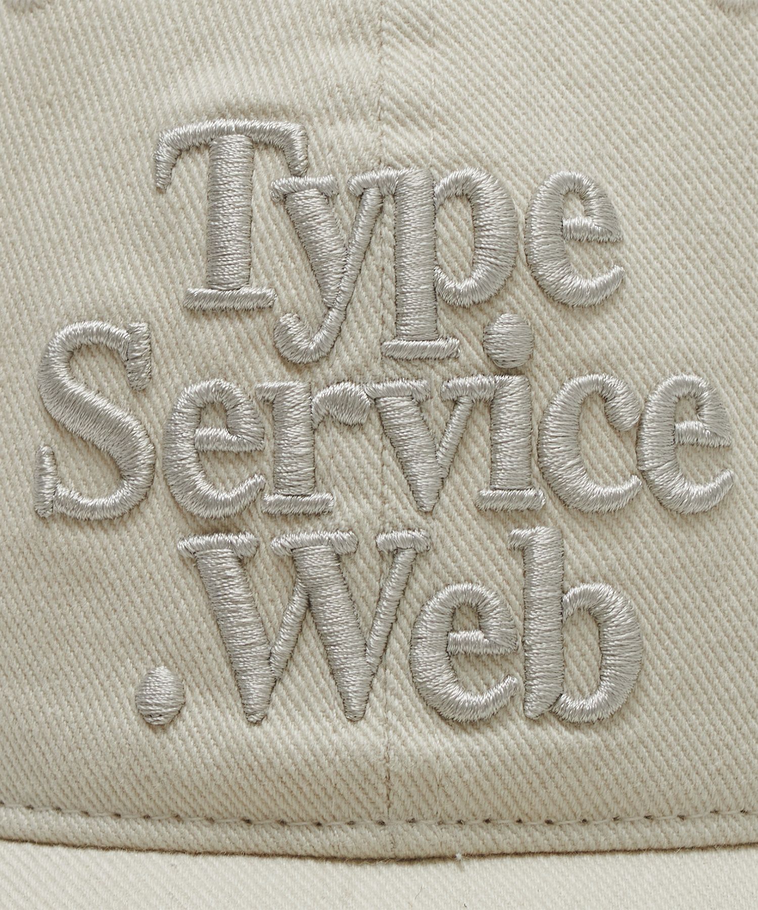 MUSINSA | TYPESERVICE Typeservice Web Cap [Cream]