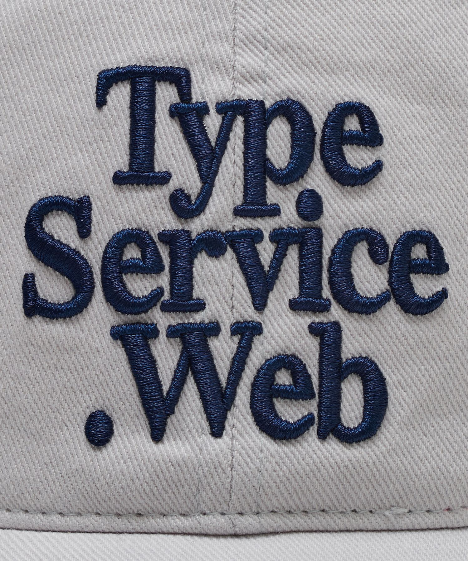 MUSINSA | TYPESERVICE Typeservice Web Cap [Light Gray]