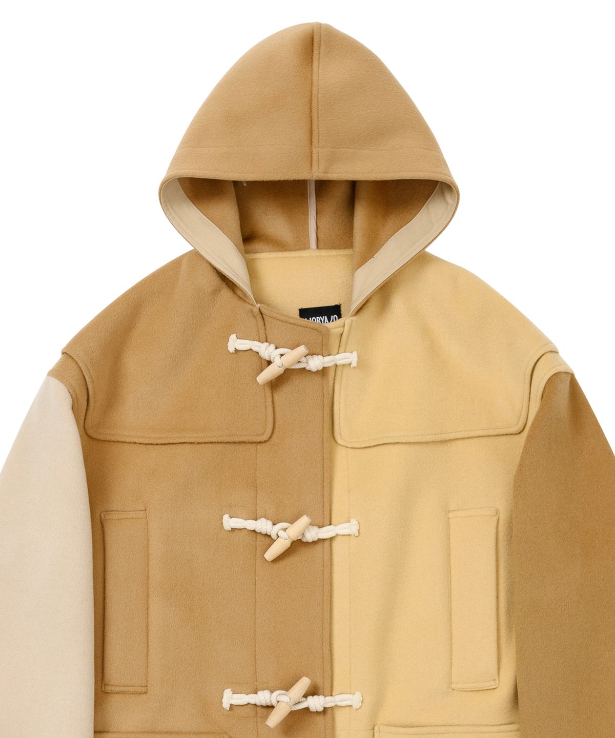 아조바이아조(AJOBYAJO) Oversized Wool Mixed Duffle Coat [BEIGE]