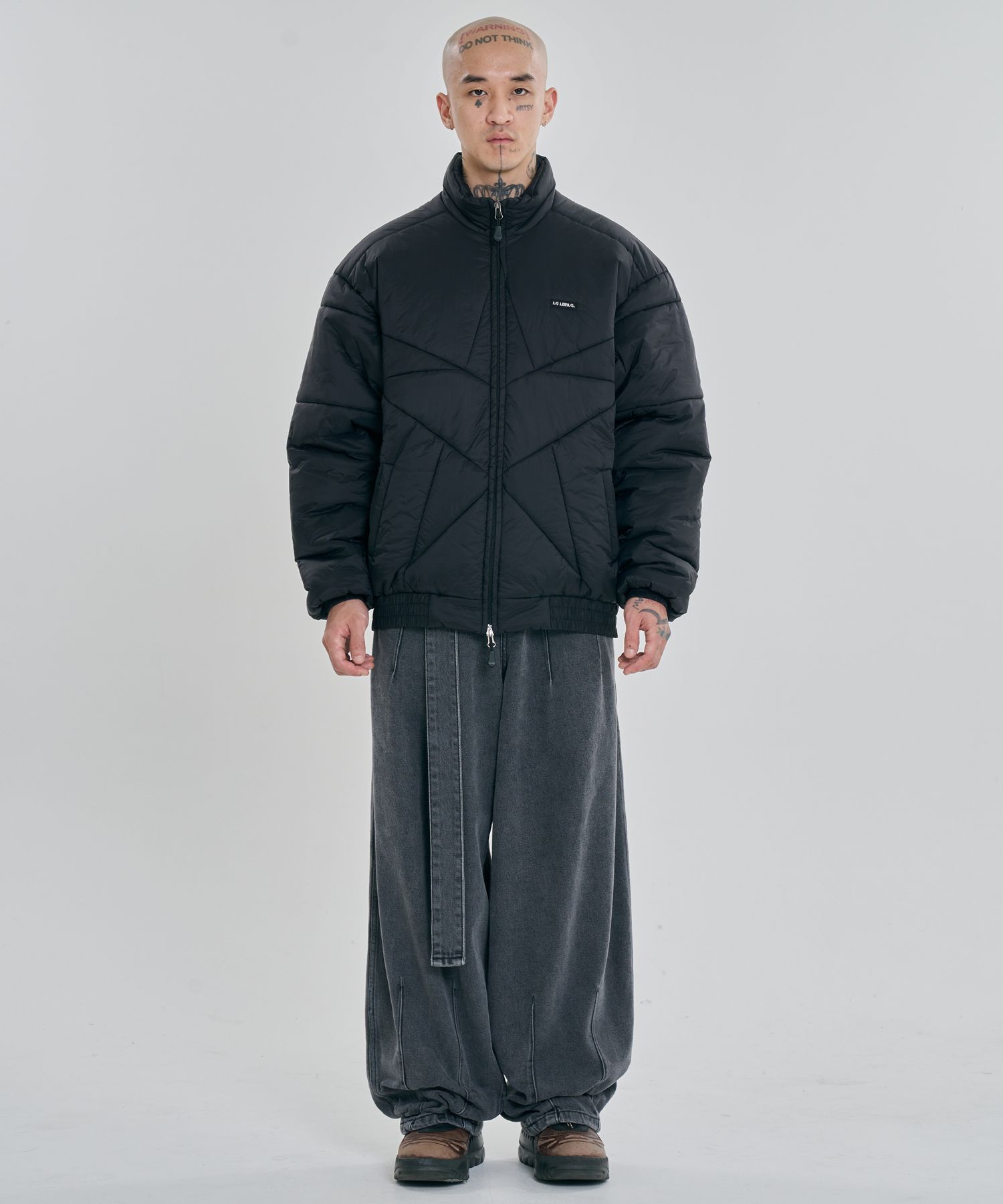 【AJO AJOBYAJO】23FW★ Star Padded Jacket MUSINSA | AJOBYAJO Star Padded Jacket [BLACK]