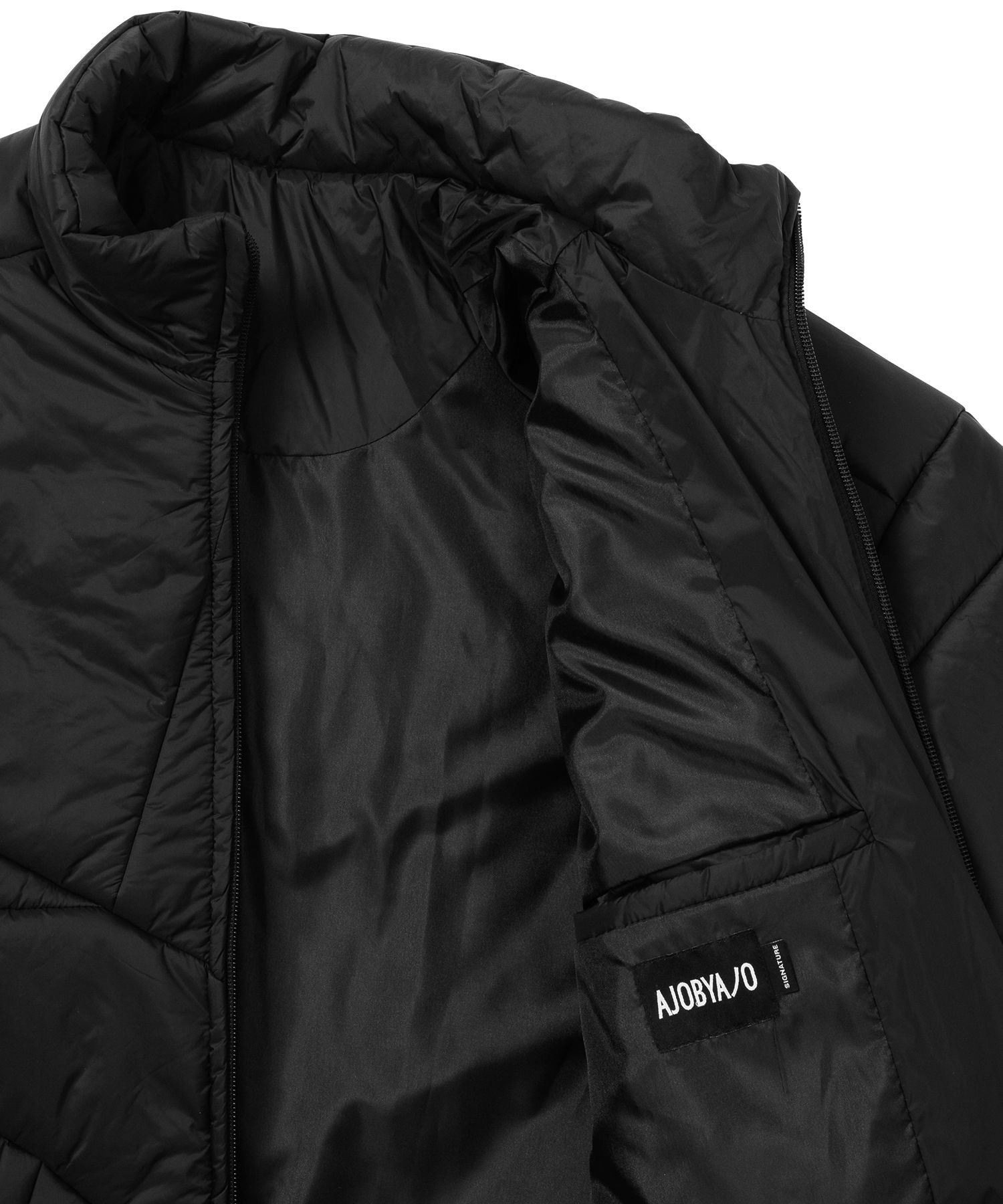 MUSINSA | AJOBYAJO Star Padded Jacket [BLACK]