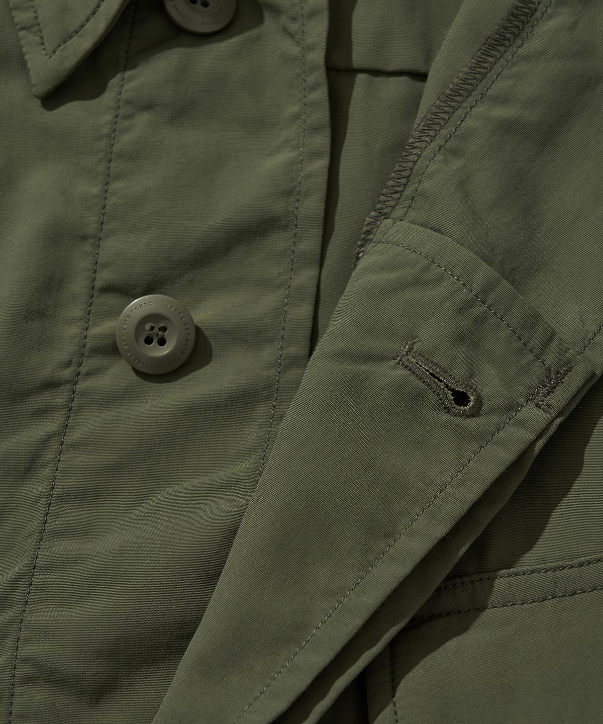 리베레(LIBERE) INVISIBLE JUNGLE JACKET / OLIVE