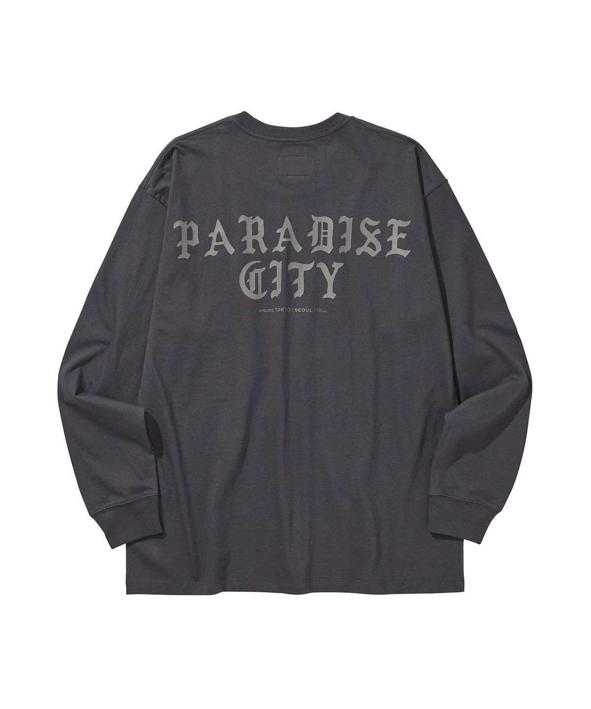 리베레(LIBERE) PARADISE LONG SLEEVE TEE / CHARCOAL