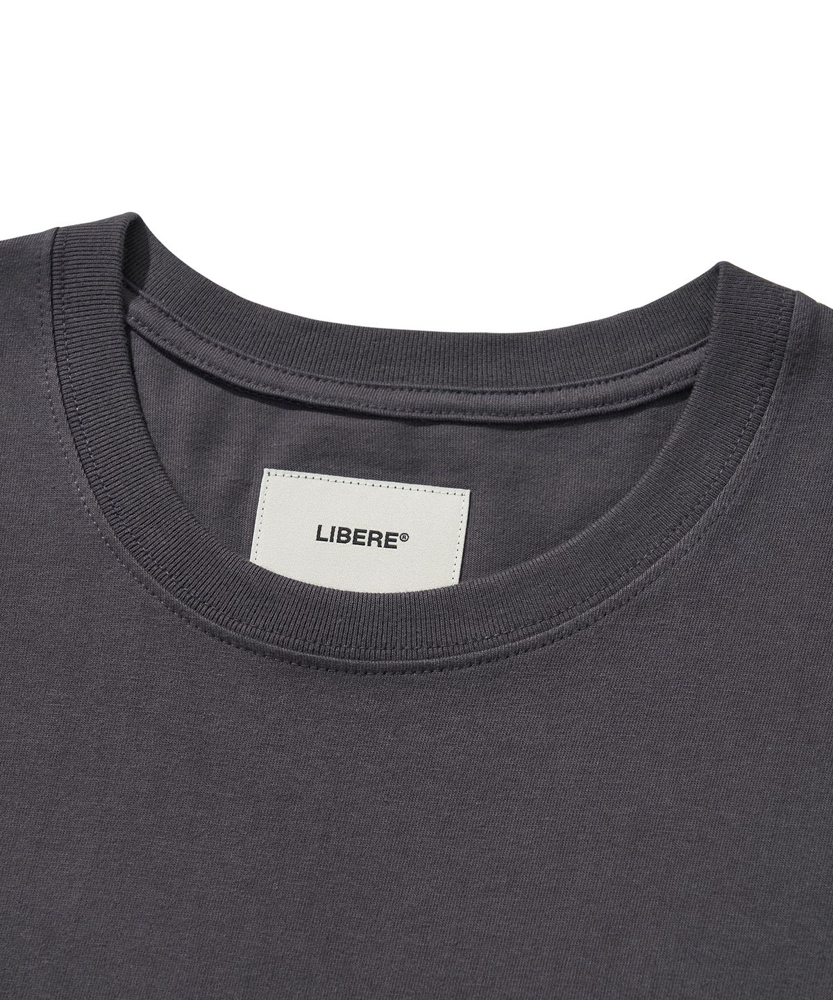 리베레(LIBERE) PARADISE LONG SLEEVE TEE / CHARCOAL