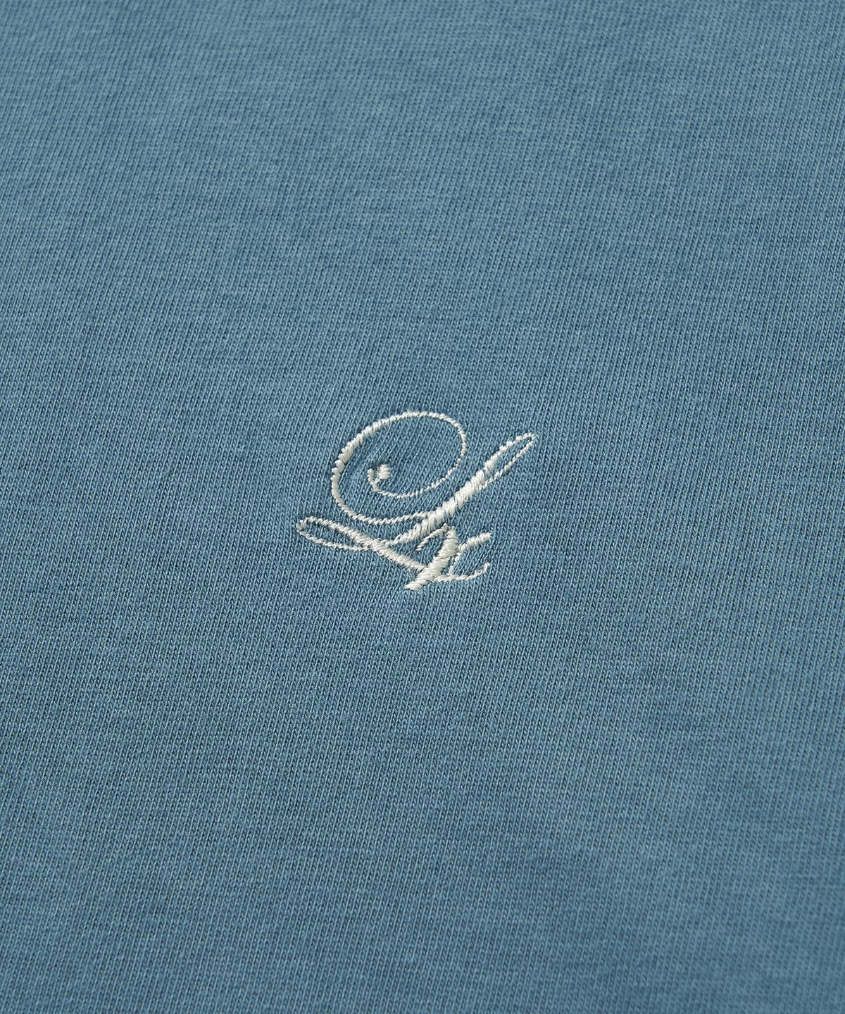 리베레(LIBERE) FLOWER LONG SLEEVE TEE / BLUE