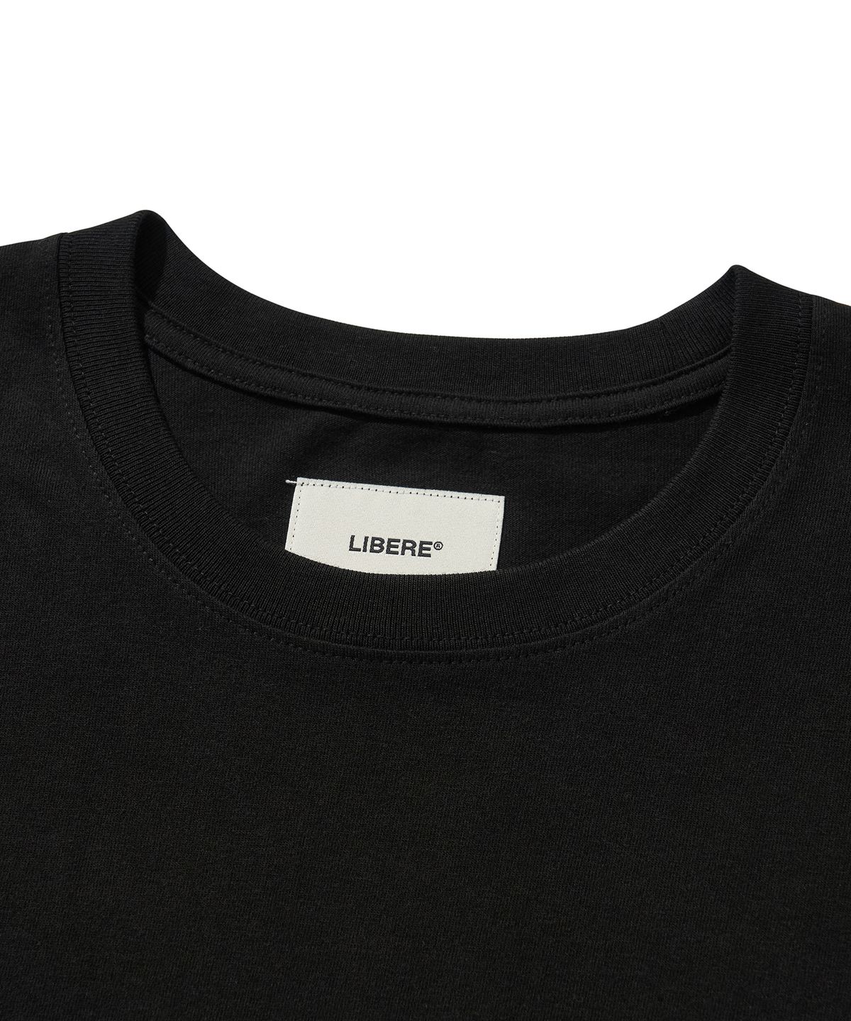 리베레(LIBERE) FLOWER LONG SLEEVE TEE / BLACK