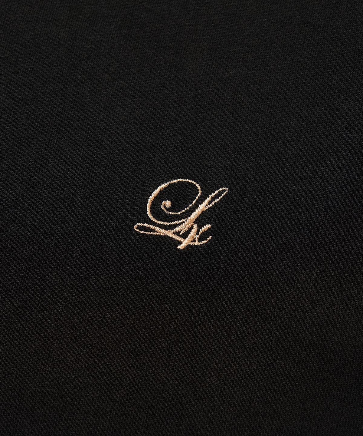 리베레(LIBERE) FLOWER LONG SLEEVE TEE / BLACK