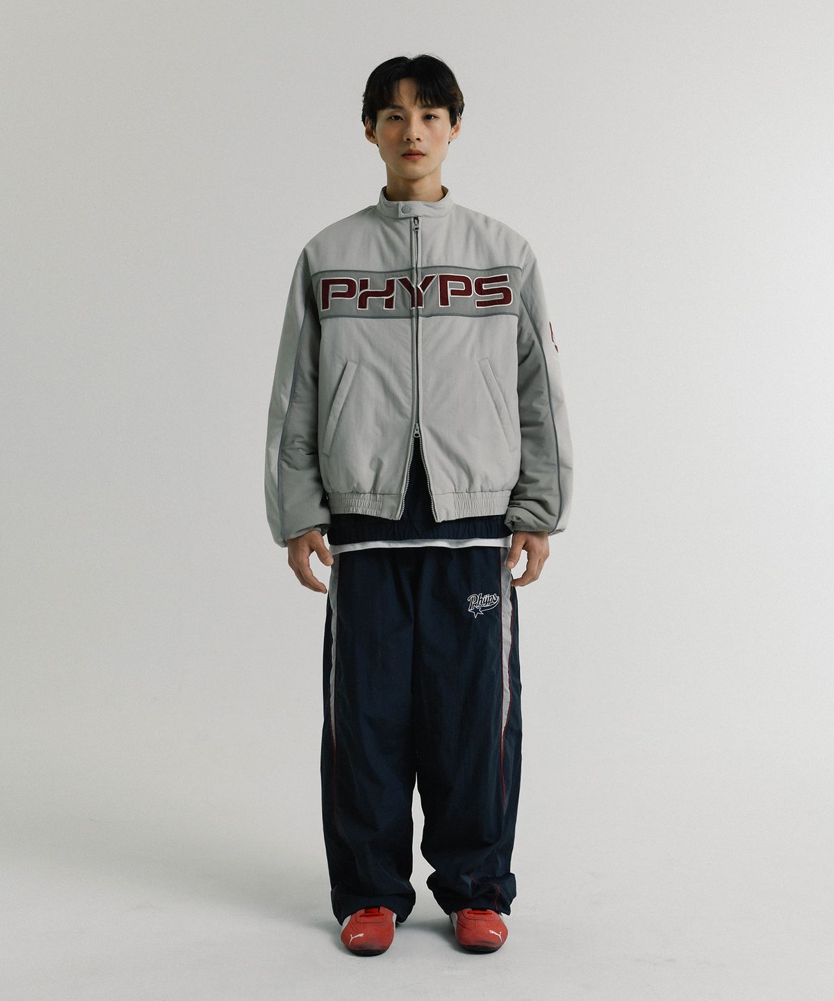 피지컬 디파트먼트(PHYSICAL DEPARTMENT) 챌린저 레이서 자켓_핫핑크