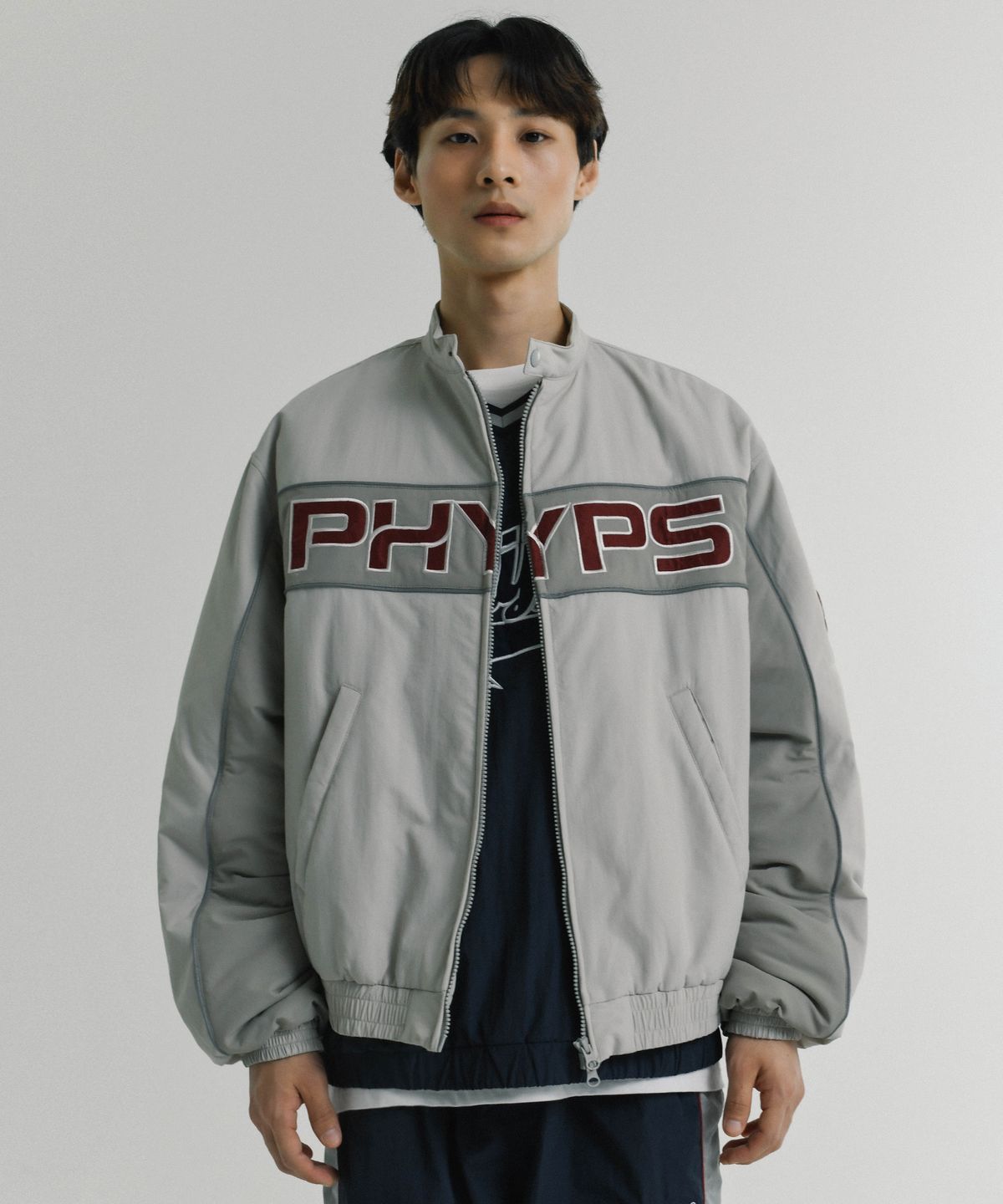 피지컬 디파트먼트(PHYSICAL DEPARTMENT) 챌린저 레이서 자켓_핫핑크