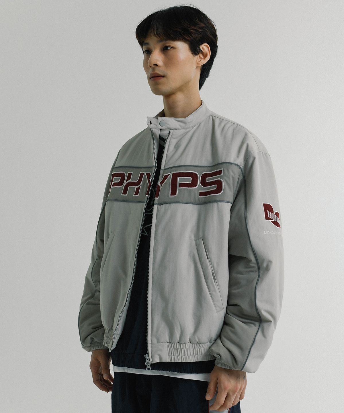 피지컬 디파트먼트(PHYSICAL DEPARTMENT) 챌린저 레이서 자켓_핫핑크