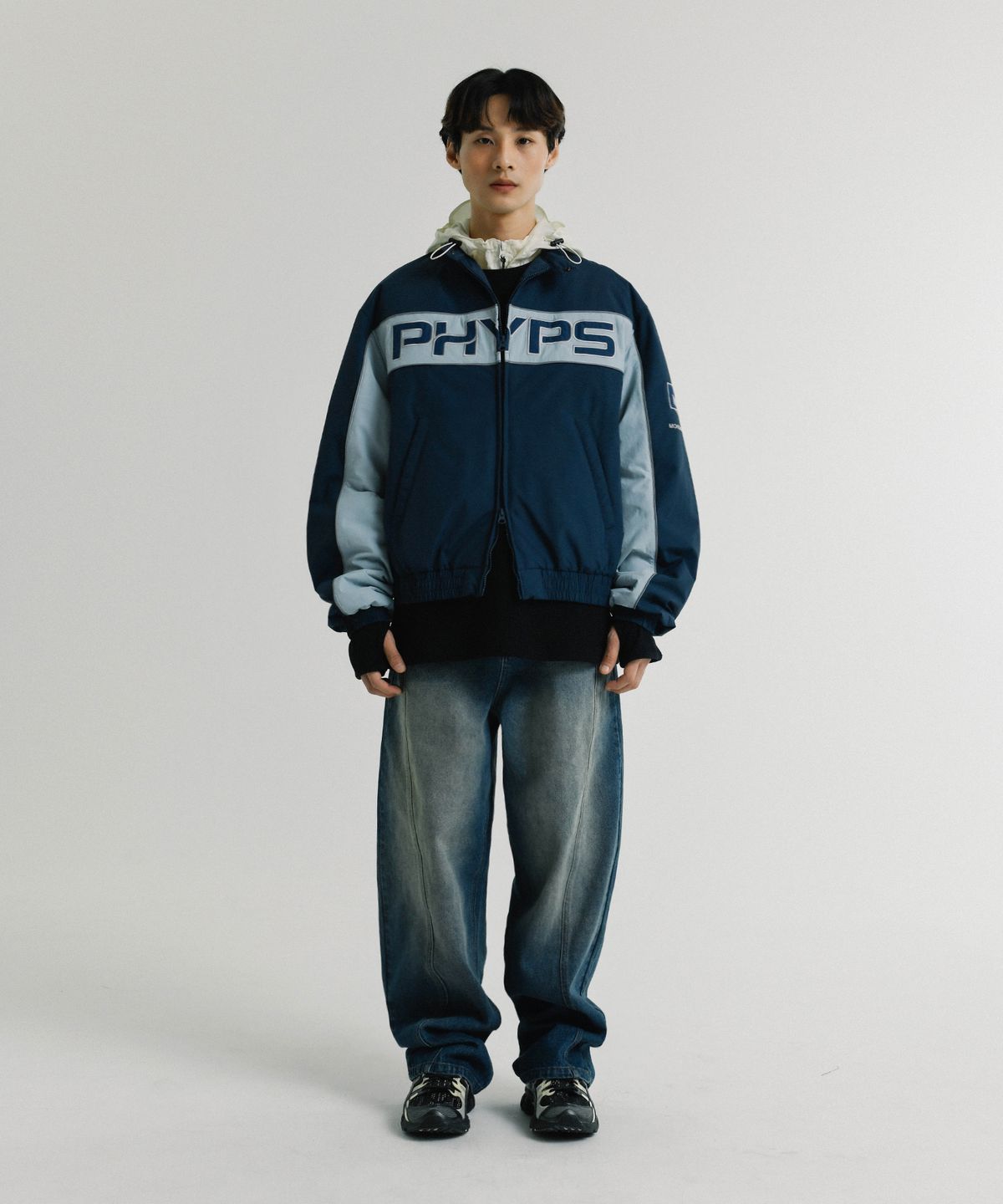 피지컬 디파트먼트(PHYSICAL DEPARTMENT) 챌린저 레이서 자켓_핫핑크