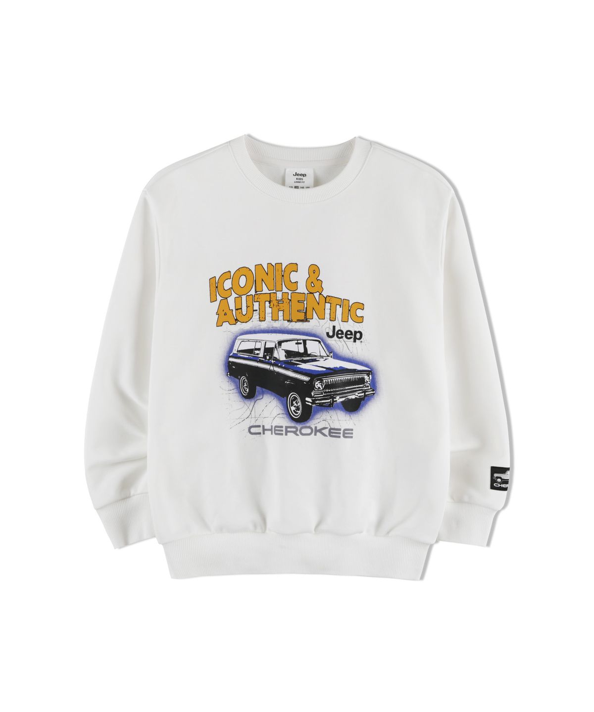 지프키즈(JEEPKIDS) 체로키  클래식카 맨투맨 (KP5TSU837WH)